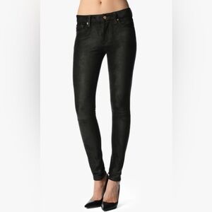 7 For all Mankind suede coated vegan jean/ pants sold